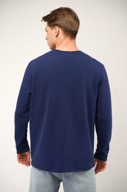 Мужской лонгслив на пуговицах Happyfox