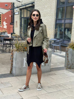 Куртка AURA 7042-164 олива  фото 5