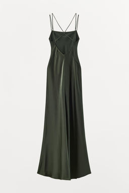 LIMITED EDITION LONG SATIN DRESS - Zara фото 7