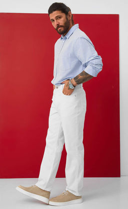 Джинсы P511-0166C white - Primm фото 3