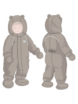 Комбинезон 8з0125 какао