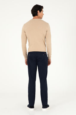 Мужские темно-синие брюки из плотной ткани/чиносы - U.s. polo assn фото 4