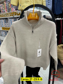 Кофта женская поло на молнии - Bruno фото 6