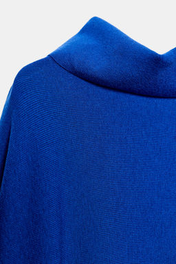 LONG KNIT BATWING SLEEVE JUMPER - Zara фото 8