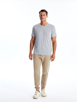 Bisiklet Yaka Penye Erkek Ti??rt