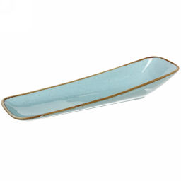 Тарелка керамическая "Tiffany Blue" сервировочная 36*9,5*5,5см