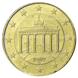 10 евроцентов 2002 года D Германия