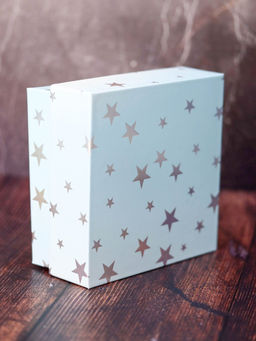 Подарочная коробка Starry sky, blue (12*12*6)