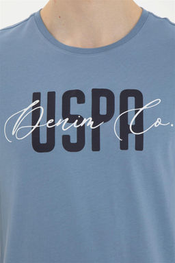 Мужская футболка цвета индиго - U.s. polo assn фото 7