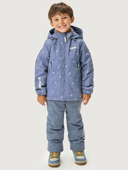 Костюм 7м0926 деним/серый