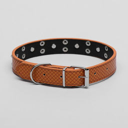 Ошейник рифленый Путешественник, 52,5 х 2,5 см, микс цветов - Пижон фото 2