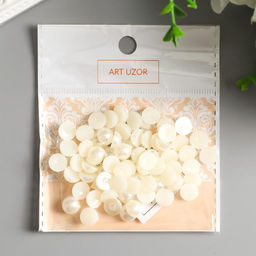 Набор для творчества половинка жемчужины, d=0.8 см, 20 г