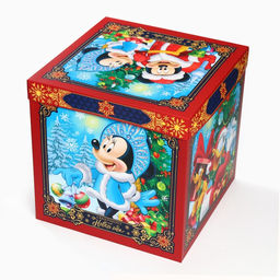 Коробка складная, новогодняя Сказочного Нового года, 30 ? 30 ? 30 см
