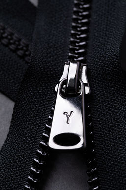 Молния Трактор GAMMA ZipGlaze декоративная глянцевая 65 см Тип 5 5 шт разъёмная однозамковая ЧЕРНЫЙ №310