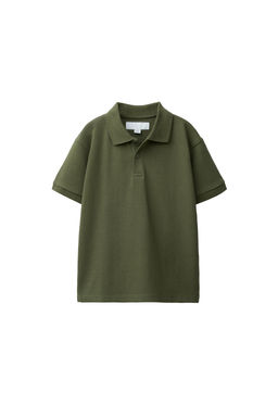 POLO B?SICO PIQU? / Khaki - Zara фото 6