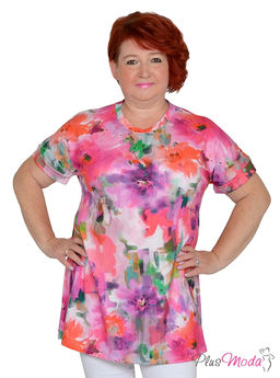 Туника Модель №1610 размеры 44-84 - Plusmoda фото 2