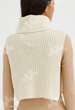 Воротник манишка из 100% монгольской шерсти