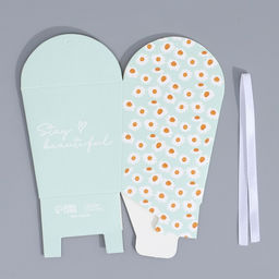 Цена за 5 шт. Коробка бонбоньерка, упаковка подарочная, Ромашки, 8?7.5?6 см см