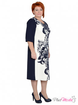Платье Модель №1191 размеры 44-84 - Plusmoda фото 7