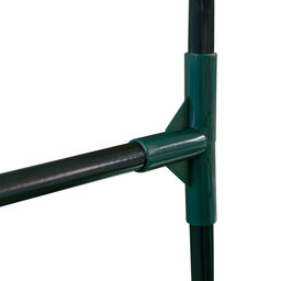 UGH-S32 L270 GREEN/GREEN Парник уличный, 270x90x90см. Металлическая труба в ПВХ, цвет зеленый. Тент из армированного полиэтилена 135г/м2, цвет сетки зеленый. TM ФитоЛето