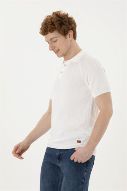 Мужской свитер цвета экрю - U.s. polo assn фото 3