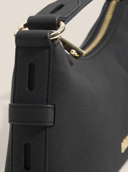 Женская сумка на плечо LOVE MOSCHINO BUCKLED UP Артикул 4561221, черный  фото 2