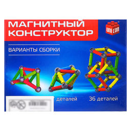 Магнитный конструктор, 36 деталей - Unicon фото 4