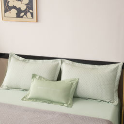 Комплект постельного белья Сатин Aurora Veil с Покрывалом AV005 Евро - Ситрейд фото 6