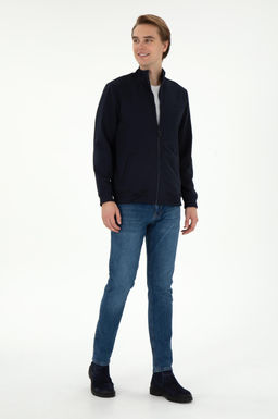 Мужской темно-синий вязаный кардиган Неожиданная скидка в корзине - U.s. polo assn фото 4