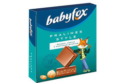 BabyFox, шоколадные конфеты Pralines Style фундук, арахис и молочный шоколад, 90 г