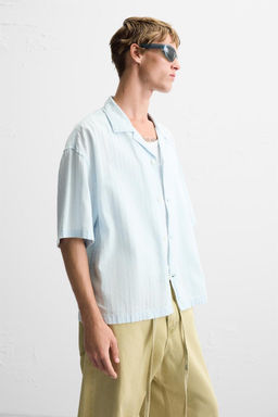 FADED TEXTURED SHIRT - Zara фото 6