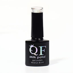 Гель лак для ногтей, MILK POTAL, 3-х фазный, 8мл, LED/UV, цвет белый/сиреневый (04) - Queen fair фото 8