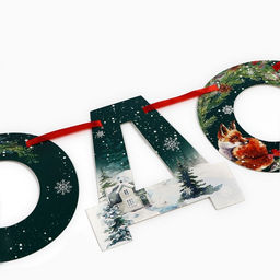 Гирлянда на ленте «С новым годом», дл. 130 см