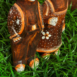 Сувенир «Парочка», 11×9×30 см, дерево