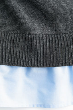 C?rdigan off-the-shoulder efecto layering - H&m фото 3