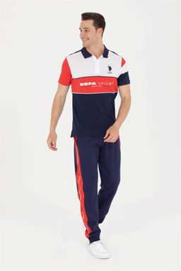 U. S. Polo Assn Мужская темно-синяя футболка с воротником-поло - U.s. polo assn фото 11