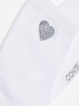 Цена за 2 пары. Носки классические CONTE Носки из хлопка с сияющим рисунком Heart - Conte elegant фото 7