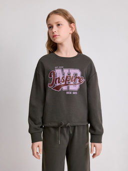 ACOOLA / Джемпер детский для девочек Vlasta_sw графитовый