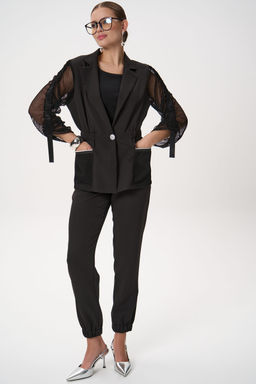 Пиджак Кейти (чёрный) - Эльза фото 21