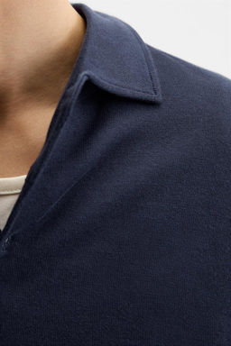 KNIT COTTON POLO SHIRT - Zara фото 14