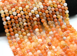 Бусины из агата Ботсвана шарик 9мм, 39см, 46 бусин Радуга камня
