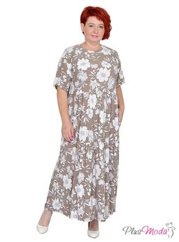 Платье Модель №1264 размеры 44-84 - Plusmoda фото 3