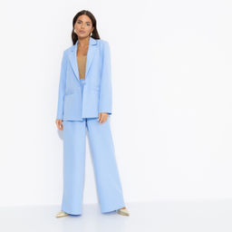Брючный костюм‑двойка Чистота линий (2 в 1 голубой) - Charutti фото 2