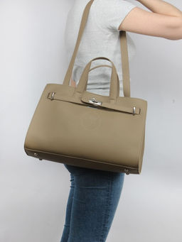 Сумка женская натуральная кожа GU 2066-77708, 1отд, бежевый SALE 265037 - Adelia фото 5