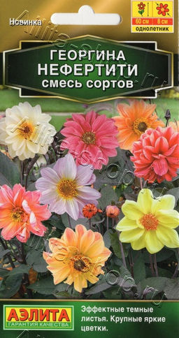 Георгина Нефертити (смесь сортов) 0,3г (Аэлита)