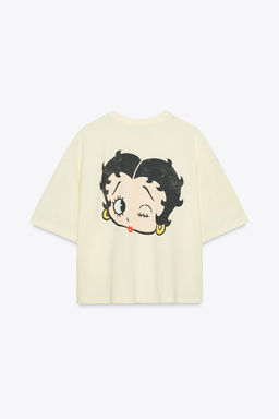 BETTY BOOP® WASHED-EFFECT T-SHIRT - Zara фото 6