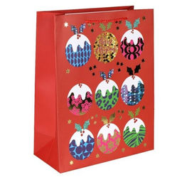 Цена за 12 шт. Пакет подарочный 31х42х12см Новый год / 5380ХL /уп 12/300/ - Галеонтрейд фото 6