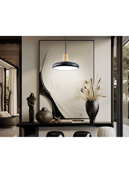 Светильник подвесной FL4839, LED, 3000-6000К, 24 Вт, 80×20 см, чёрный