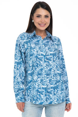 Рубашка Отличная Хит (голубой) - Diolche фото 10