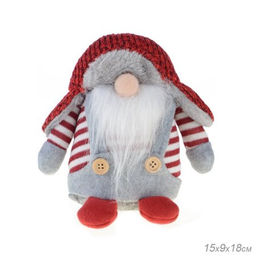 Новогоднее украшение Гном 15x9x18см / HS20872A /уп 144/ - Галеонтрейд фото 2